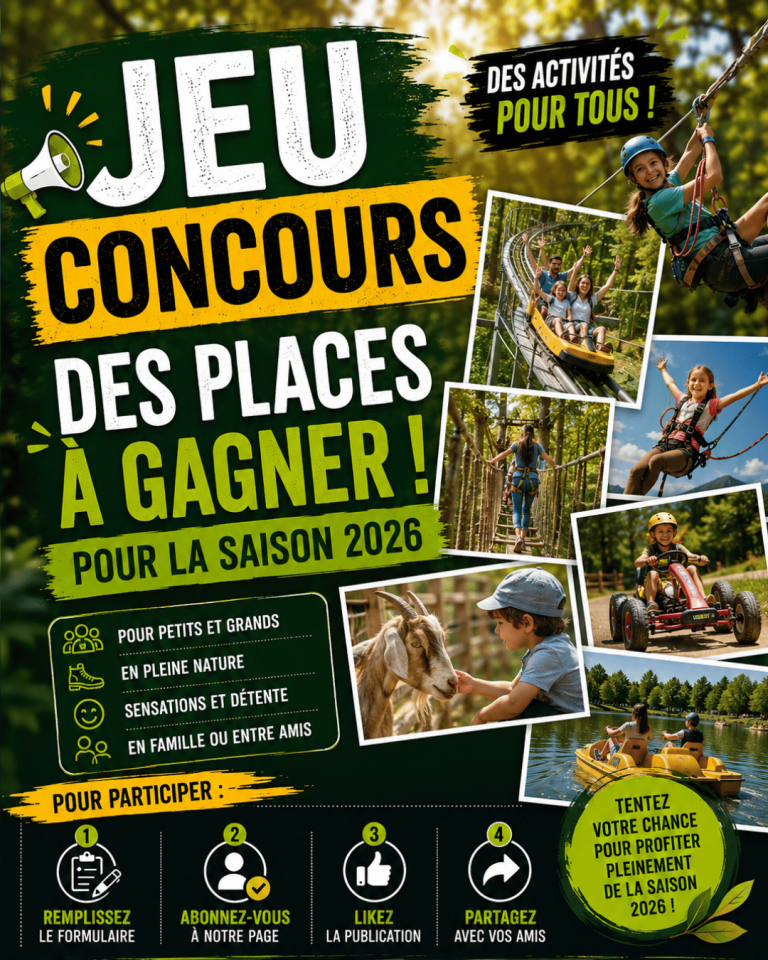 REGLEMENT JEU CONCOURS PARC FENESTRE 2026