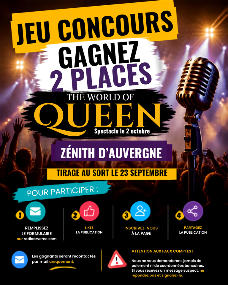 REGLEMENT DU JEU CONCOURS – The World of Queen 2026