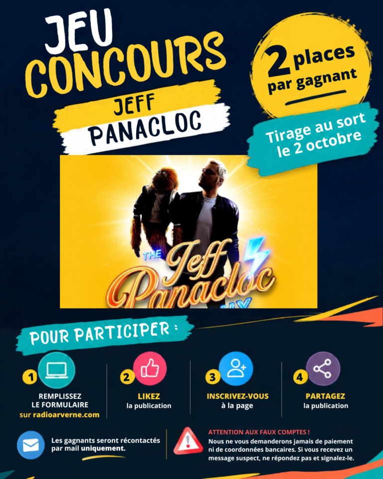 JEU CONCOURS – Jeff Panacloc