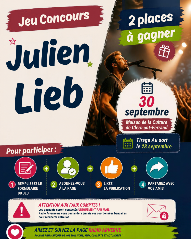 JEU CONCOURS – Julien Lieb
