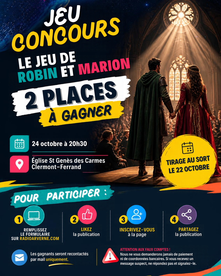 JEU CONCOURS – Concert Le jeu de Robin et Marin